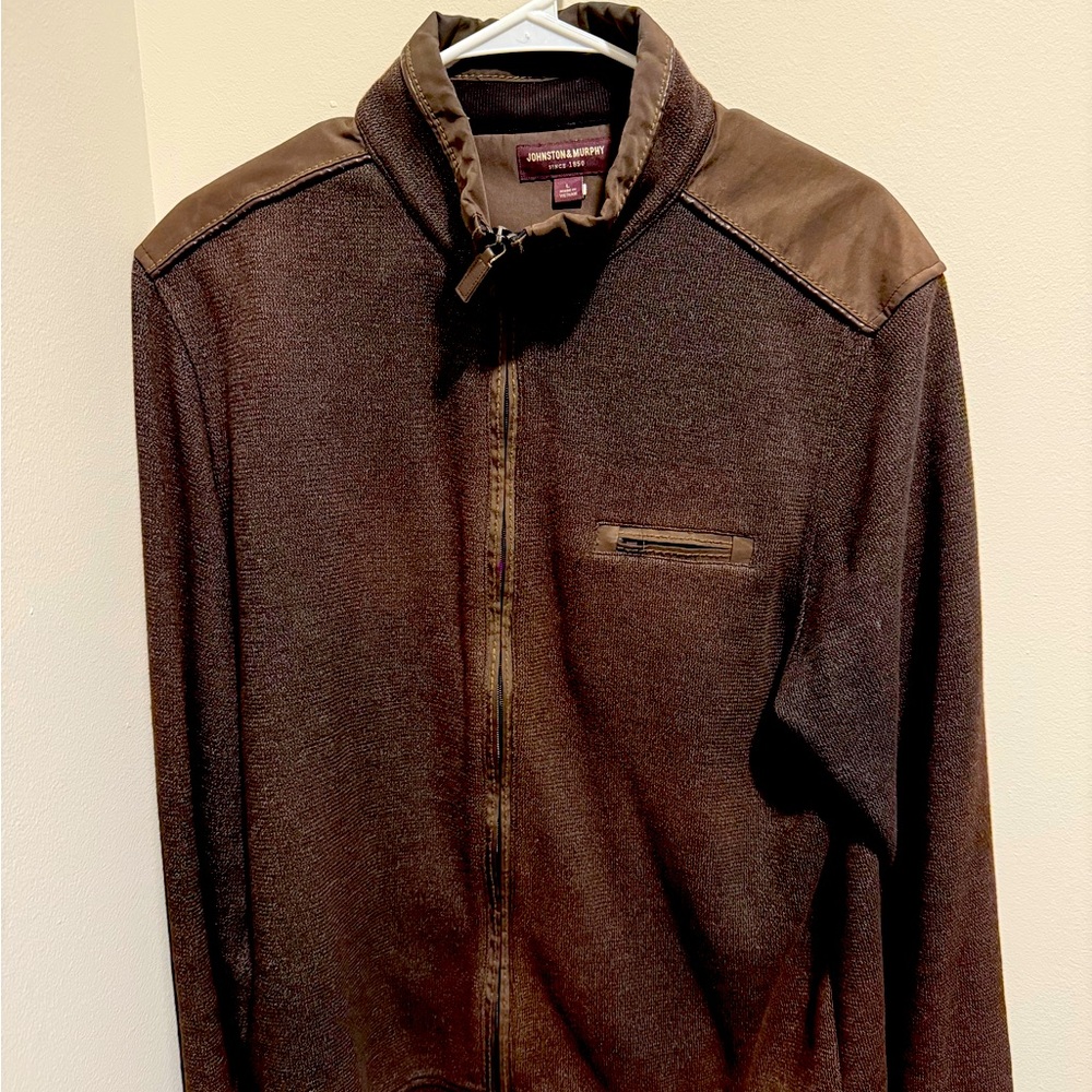 Johnston & Murphy Yoke Light Full Zip Jacket
